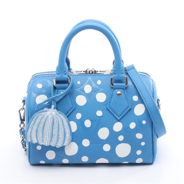 LOUIS VUITTON Speedy Bandouliere 20 Shoulder Handbag M46425 leather Blue used