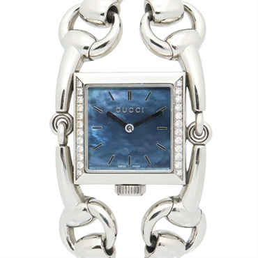 GUCCI Signoria Wrist Watch 116.3 Quartz Stainless Steel Used Women