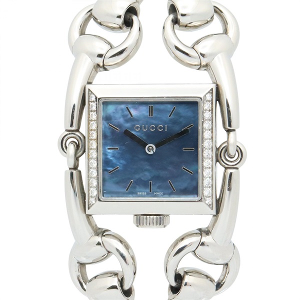 GUCCI Signoria Wrist Watch 116.3 Quartz Stainless Steel Used Women