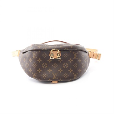 LOUIS VUITTON Bum Waist belt bag M43644 Monogram canvas leather Brown Used
