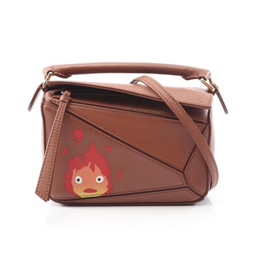 LOEWE STUDIO GHIBLI Howl's Moving Castle Calcifer PUZZLE MINI crossbody Handbag
