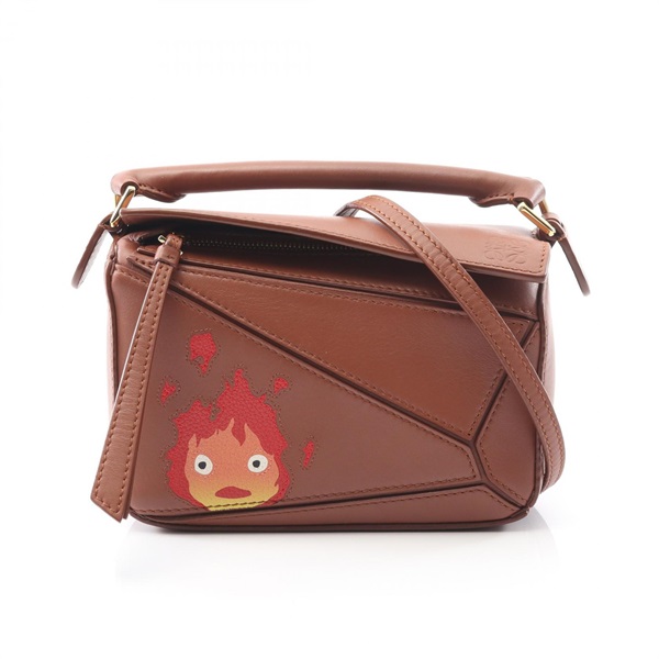 LOEWE STUDIO GHIBLI Howl's Moving Castle Calcifer PUZZLE MINI crossbody Handbag