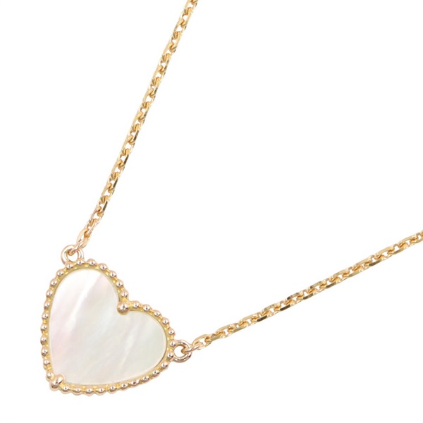 Van Cleef & Arpels Lucky Alhambra Necklace 18KYG Gold Mother of pearl Used women