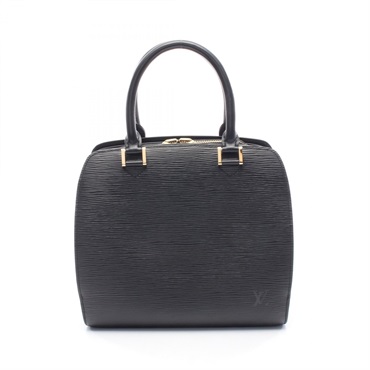 LOUIS VUITTON Pont Neuf Handbag M52052 Epi leather Black Used Women LV