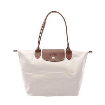 Longchamp LE PLIAGE ORIGINAL M Tote Bag Nylon leather Beige Brown NEW Women