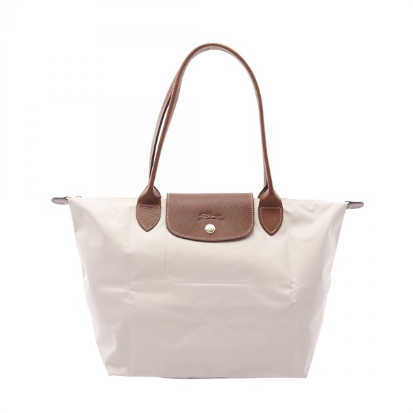 Longchamp LE PLIAGE ORIGINAL M Tote Bag Nylon leather Beige Brown NEW Women