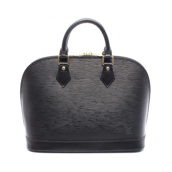 LOUIS VUITTON Alma Handbag M52142 Epi leather Black Used Women LV