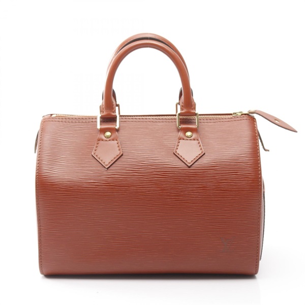 LOUIS VUITTON Speedy 25 Handbag M43013 Epi leather Brown Kenya Brown Used LV