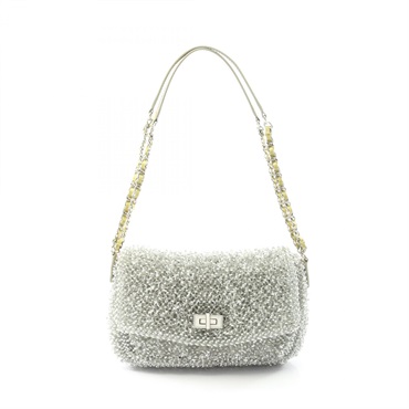 ANTEPRIMA LUCCHETTO padlock Shoulder Bag PB10FA1372 canvas Used Women