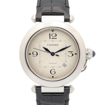 CARTIER Pasha de Cartier Wrist Watch WSPA0010 Automatic SS leather Used mens