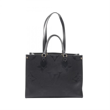 LOUIS VUITTON On the Go MM Shoulder Tote Bag M45595 Monogram empreinte Black LV