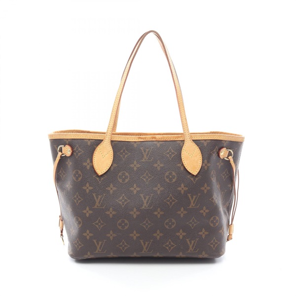 LOUIS VUITTON Neverfull PM Tote Handbag M40155 Monogram canvas leather Used LV