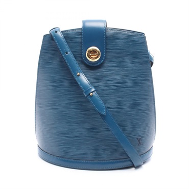 LOUIS VUITTON Cluny Shoulder Bag M52255 Epi leather Toledo Blue Used Women LV