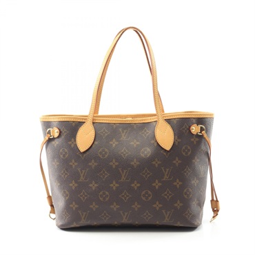 LOUIS VUITTON Neverfull PM Tote Handbag M40155 Monogram canvas Brown Used Women