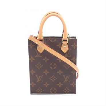 LOUIS VUITTON Petit Sac Plat Crossbody Handbag M69442 Monogram canvas Used LV