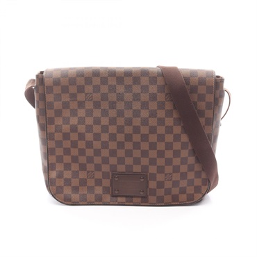 LOUIS VUITTON Brooklyn GM Shoulder crossbody messenger Bag N51212 Damier Ebene