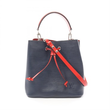 LOUIS VUITTON Neonoe Crossbody Handbag M54367 Epi leather Indigo blue Red Used
