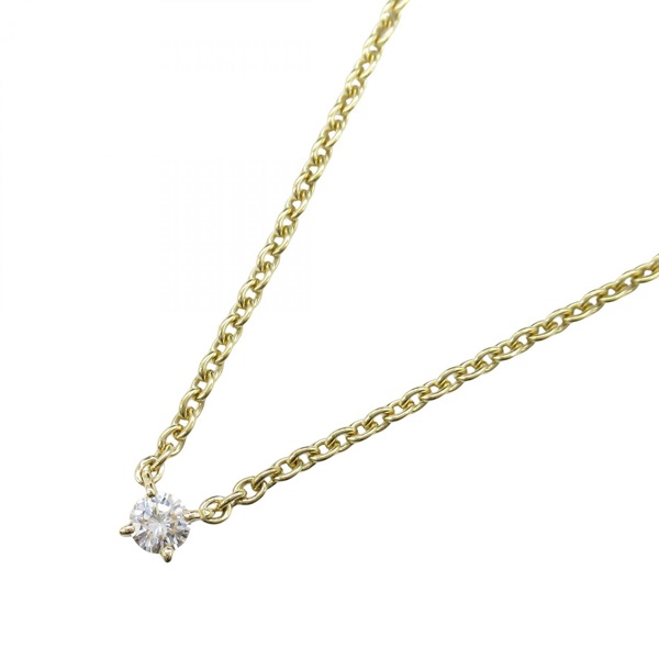 CARTIER Love Support Diamond Necklace 18KYG Yellow Gold Used women