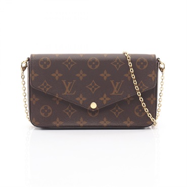 LOUIS VUITTON Pochette felicie Shoulder Bag M81896 Monogram canvas Fuschia Used