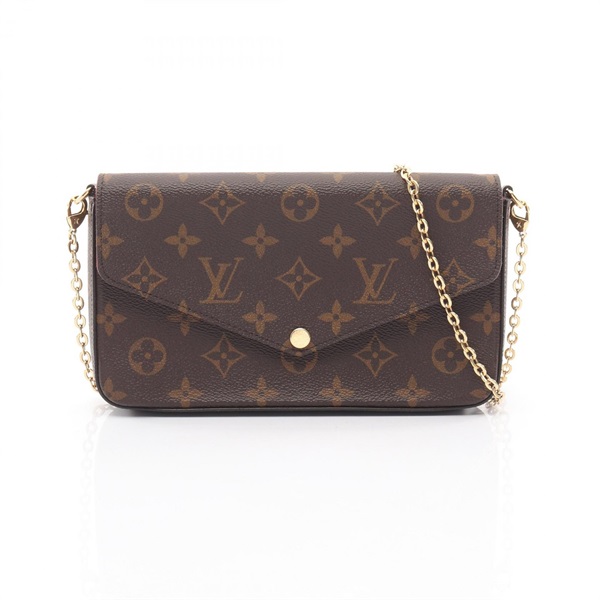 LOUIS VUITTON Pochette felicie Shoulder Bag M81896 Monogram canvas Fuschia Used