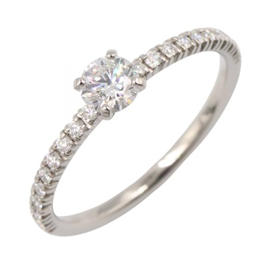CARTIER Etenserdre Paved diamonds Ring Pt950 Platinum #48 Used Women US Size 4.5