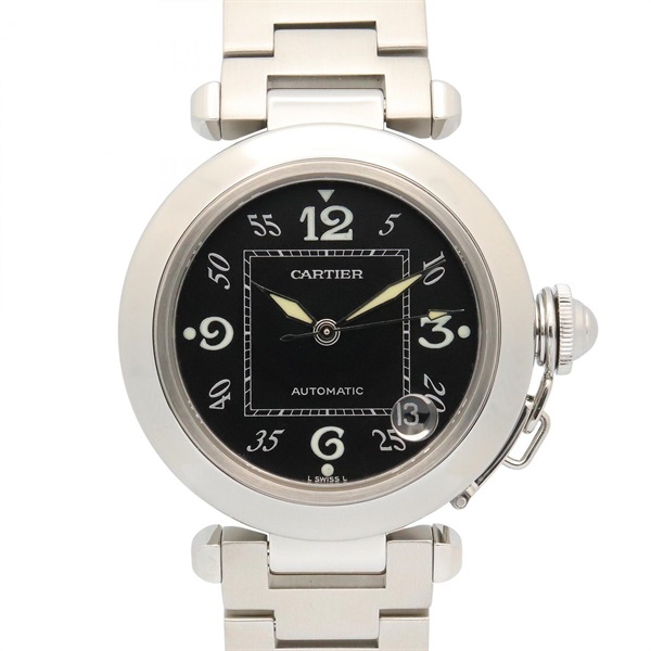 CARTIER Pasha C Wrist Watch W31043M7 Automatic Stainless Steel Used unisex