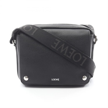 LOEWE Pebble Messenger Medium crossbody Shoulder Bag BANBA73X041100 leather BK