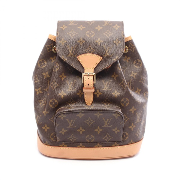 LOUIS VUITTON Montsouris MM Rucksack Backpack M51136 Monogram canvas Used Women