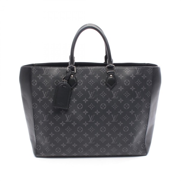 LOUIS VUITTON Grand Sac Tote Bag M44733 Monogram eclipse leather Black Used men