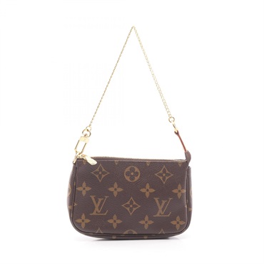 LOUIS VUITTON Mini Pochette Accessoires chain Handbag M58009 Monogram leather LV