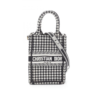 Christian Dior BOOK TOTE Vertical crossbody Mini Phone shoulder Handbag canvas