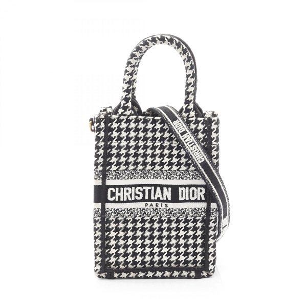 Christian Dior BOOK TOTE Vertical crossbody Mini Phone shoulder Handbag canvas