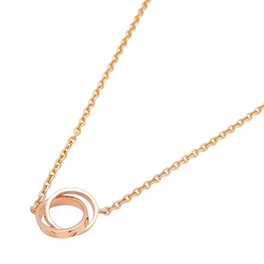 CARTIER Baby Love Necklace 18KPG Pink Rose Gold Used women