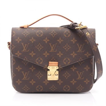 LOUIS VUITTON Pochette Metis MM crossbody Handbag M44875 Monogram leather Brown