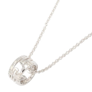 BVLGARI Parentesi Necklace Pendant 18KWG White Gold Used women