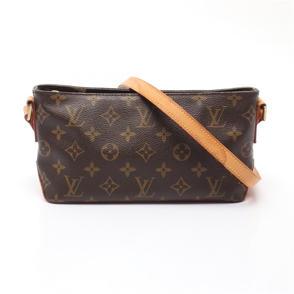 LOUIS VUITTON Trotter Shoulder crossbody Bag M51240 Monogram leather Brown used