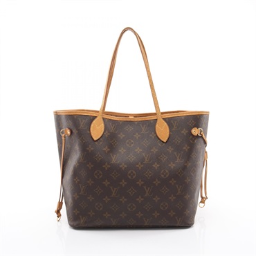 LOUIS VUITTON Neverfull MM Tote Bag M40156 Monogram canvas leather Brown Used LV