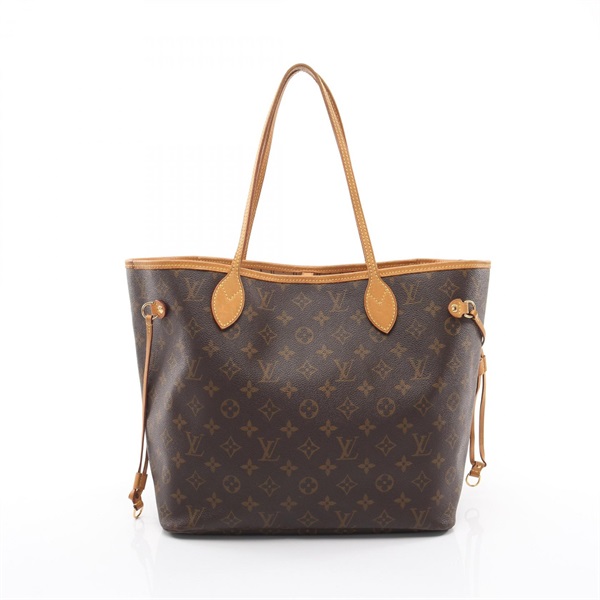 LOUIS VUITTON Neverfull MM Tote Bag M40156 Monogram canvas leather Brown Used LV