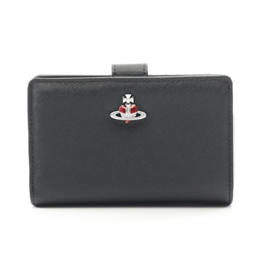 Vivienne Westwood ZIP CARD WALLET Orb Bi-fold 51080028L0040N402 Saffiano NEW