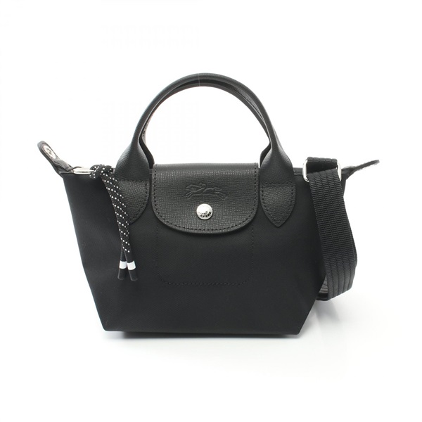 Longchamp Le Pliage Energy XS Hand crossbody bag L1500HSR001 canvas leather BK