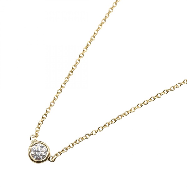 TIFFANY＆CO By the Yard Diamond Necklace 18KYG Yellow Gold Used Women 42㎝
