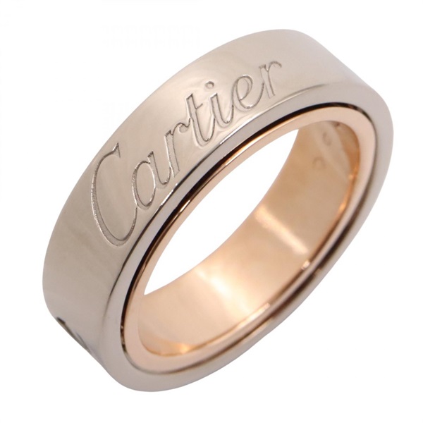 CARTIER Secret Love Ring 18KPG Pink Rose Gold Used women US size 5 #50