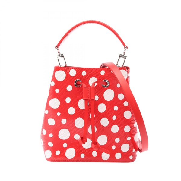 LOUIS VUITTON Yayoi Kusama Neo Noe BB Handbag M21730 Epi leather Red White used