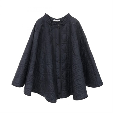 Christian Dior Microcannage quilted technical taffeta skirt F36 157J67A2827 navy