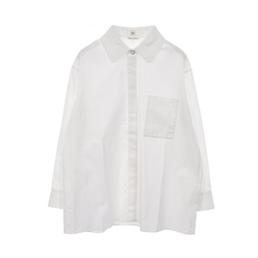 HERMES Long sleeve shirt #34 blouse H4H0601DV9034 cotton White Used Women