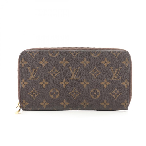 LOUIS VUITTON Zippy Organizer Long wallet M60002 Monogram canvas Brown Used LV