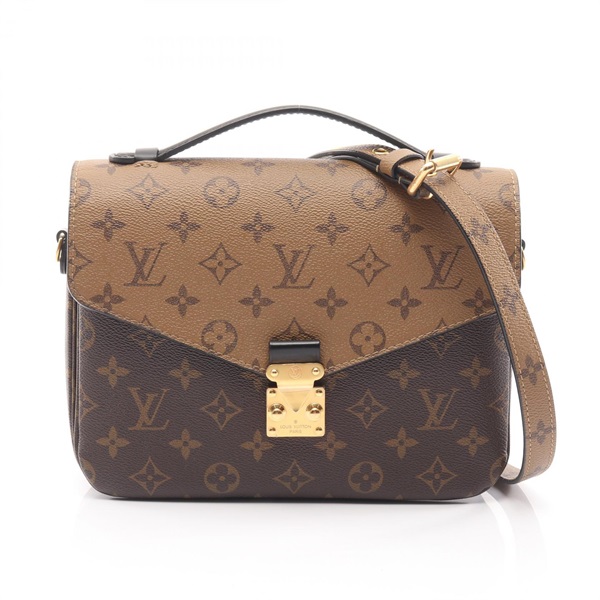 LOUIS VUITTON Pochette Metis MM Crossbody Handbag M44876 Monogram Reverse Used