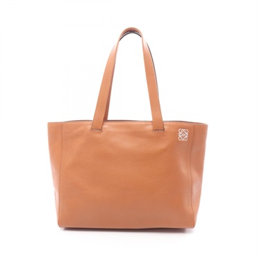 LOEWE EAST WEST SHOPPER SMALL Tote Bag 308.20.K86 leather Brown Used Women