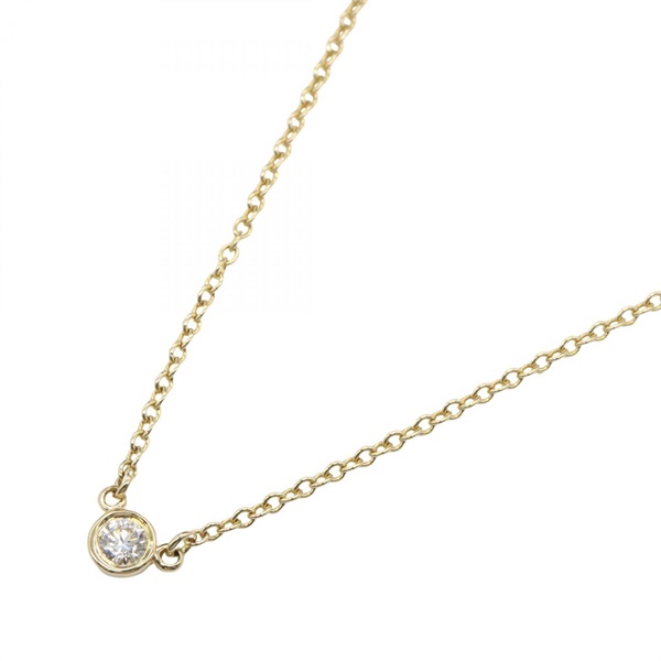 TIFFANY＆CO By the Yard Diamond Necklace 18KYG Yellow Gold Used 39㎝