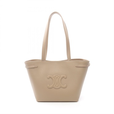 CELINE Small Cabas Anais Triomphe Tote Bag 118233ENY03CP leather Beige NEW Women